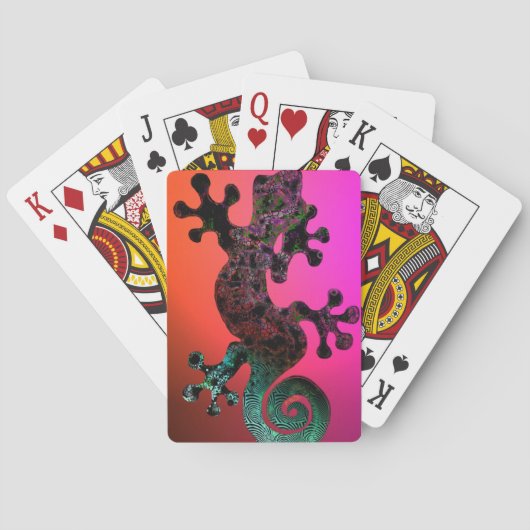 Jeu De Cartes cartes gecko (dos)