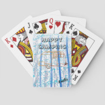 Cartes heureuses de camping