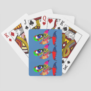 Jeu De Cartes Cartes heureuses de poissons