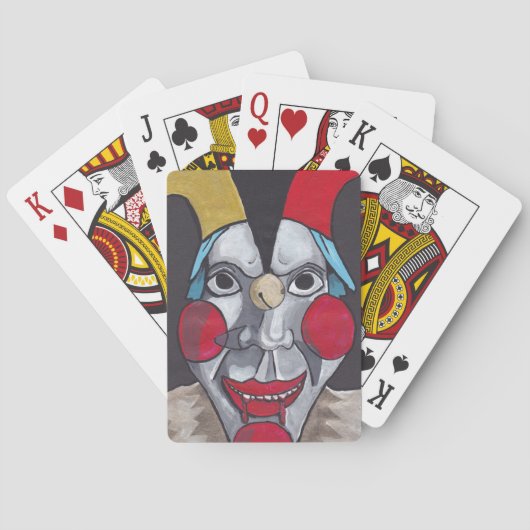 Jeu De Cartes Cartes Jester Evil (dos)