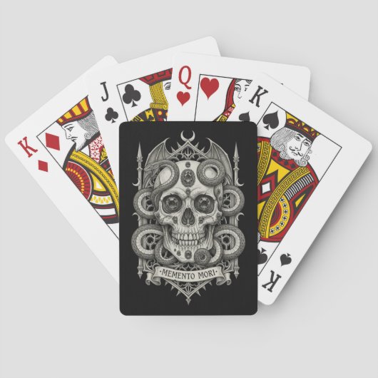 Jeu De Cartes Cartes Memento Mori (dos)