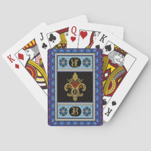 Jeu De Cartes Cartes Monogram R Pièce unique Voir notes s'il vou