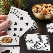 Jeu De Cartes Cartes noires et blanches (In Situ)