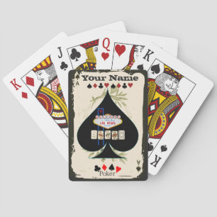Jeu De Cartes Cartes personnalisables de tisonnier de Las Vegas
