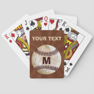 Jeu De Cartes Cartes personnalisées de base-ball pour lui