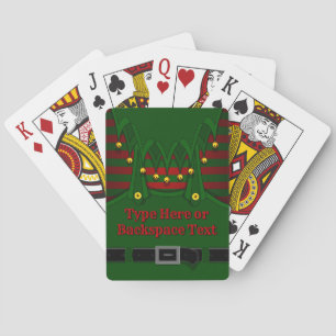 Jeu De Cartes Cartes personnalisées Elf de Noël