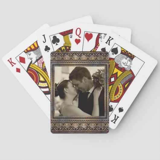 Jeu De Cartes cartes photos de mémoire mariage (dos)