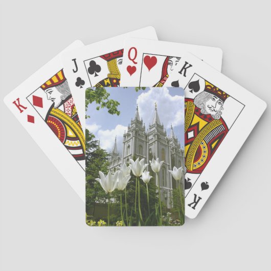 Jeu De Cartes Cartes Temple LDS SLC (dos)