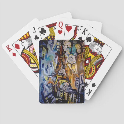 Jeu De Cartes Cartes Tour Eiffel (dos)