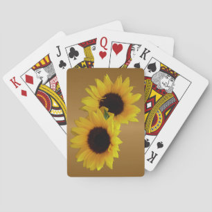 Jeu De Cartes Cartes Tournesol Fleur été Personnalisé Jouer Cart