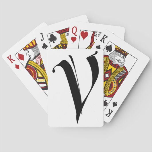 Jeu De Cartes Cartes Victoria (dos)