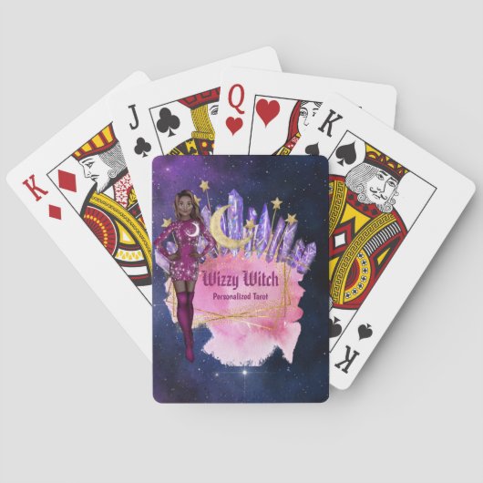 Jeu De Cartes Cartomance personnalisée Tarot Lecture Deck (dos)