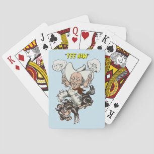 Jeu De Cartes Cartoon cowboy tir pistolets équitation art
