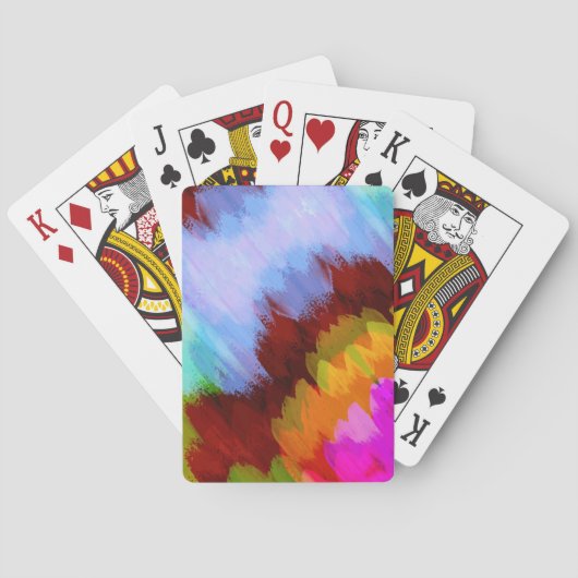 Jeu De Cartes Cascade aquarelle, nature 2 (dos)