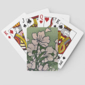 Jeu De Cartes Cascade de fleurs roses (dos)