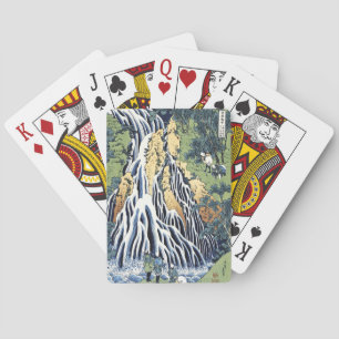 Jeu De Cartes Cascade de Kirifuri près de la montagne Kurokami H