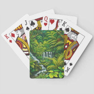 Jeu De Cartes Cascades tropicales