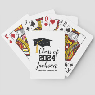 Jeu De Cartes Casquette de graduation personnalisée classique et