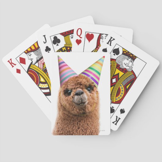 Jeu De Cartes Casquettes du parti Alpaca (dos)
