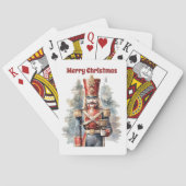 Jeu De Cartes Casse-noisette festive de Noël (dos)