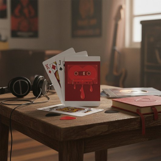 Jeu De Cartes Cassette audio saignante