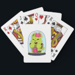 Jeu De Cartes Cat Cactus<br><div class="desc">Ce design est le cadeau idéal pour un anniversaire, Noël et d'autres célébrations. Il convient aux femmes, aux hommes et aux enfants.</div>