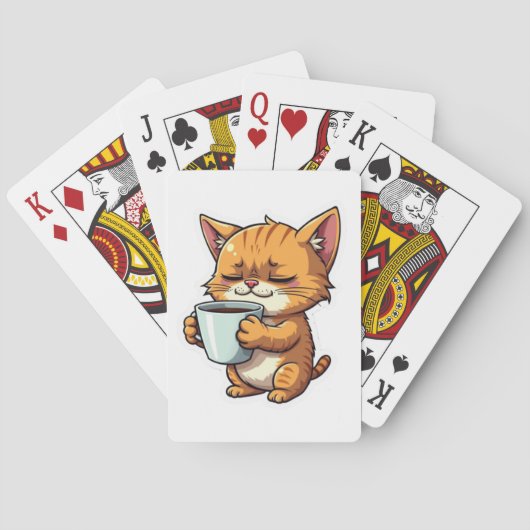 Jeu De Cartes Cat drôle (dos)