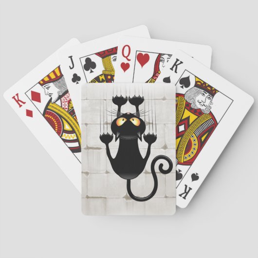 Jeu De Cartes Cat Falling down fun dessin personnage (dos)