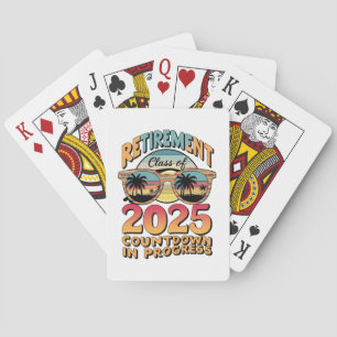 Jeu De Cartes Catégorie De Retraite De 2025 Compte À rebours En
