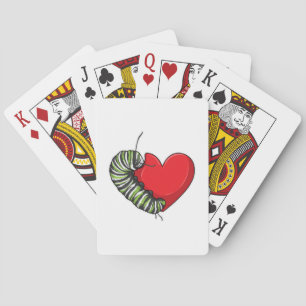 Jeu De Cartes Caterpillar love heart