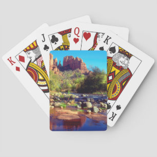 Jeu De Cartes Cathedral Rock reflétant Oak Creek