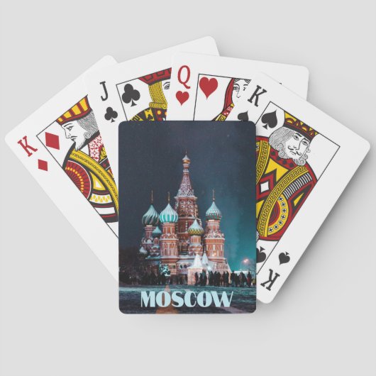 Jeu De Cartes Cathédrale Saint-Basile de Moscou (dos)