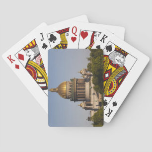 Jeu De Cartes Cathédrale Saint-Isaac, depuis la rivière Neva