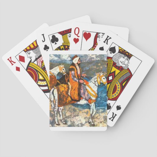 Jeu De Cartes Cavalier arabe (dos)