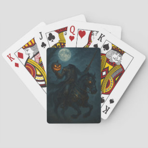 Jeu De Cartes Cavalier sans tête Steampunk Horreur Gothique
