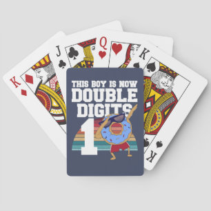 Jeu De Cartes Ce garçon est maintenant en double chiffres Drôle 