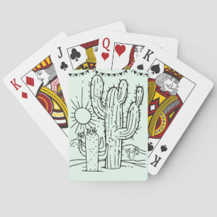 Jeu De Cartes Célébration du désert sur les cartes
