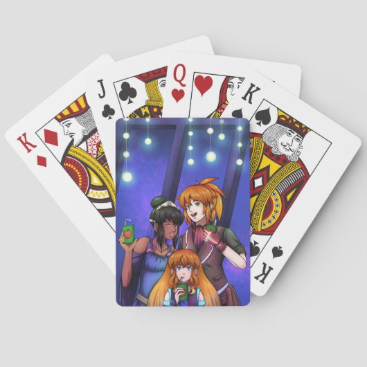Jeu De Cartes Célébration du nouvel an spatial (dos)