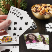 Jeu De Cartes Celebration of Life Photo Memorial Keepsake (In Situ)