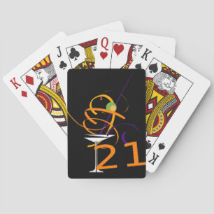 Jeu De Cartes Célébrer le 21E Cocktail