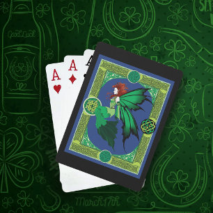 Jeu De Cartes Celtic Knot Work Green Fairy