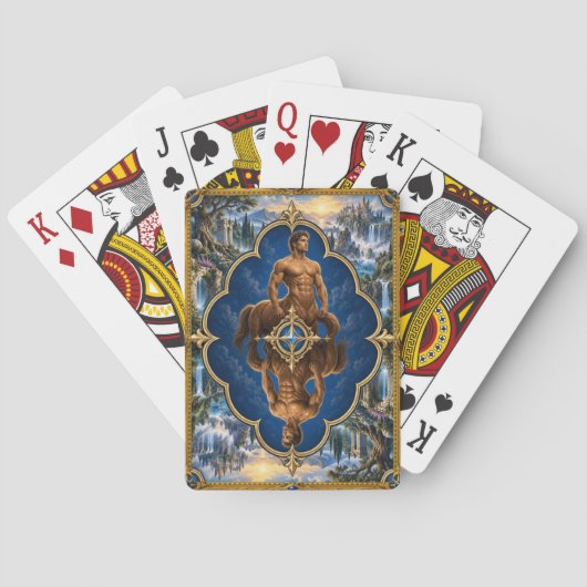 Jeu De Cartes Centaure, Monstre de Fantasy Gothique (dos)