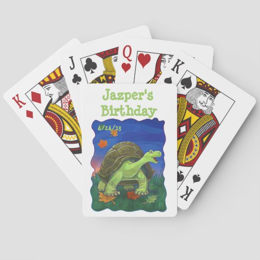 Jeu De Cartes Centre de la fête de Tortoise (dos)