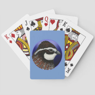 Jeu De Cartes Cercle de tête de caille Bobwhite