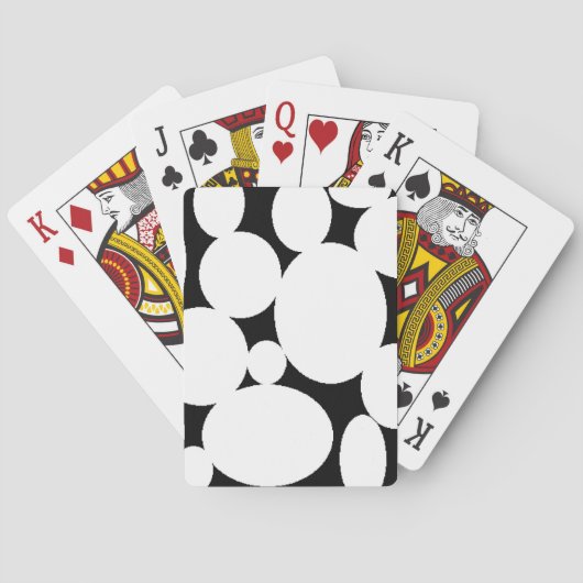 JEU DE CARTES CERCLES BLANCS (dos)