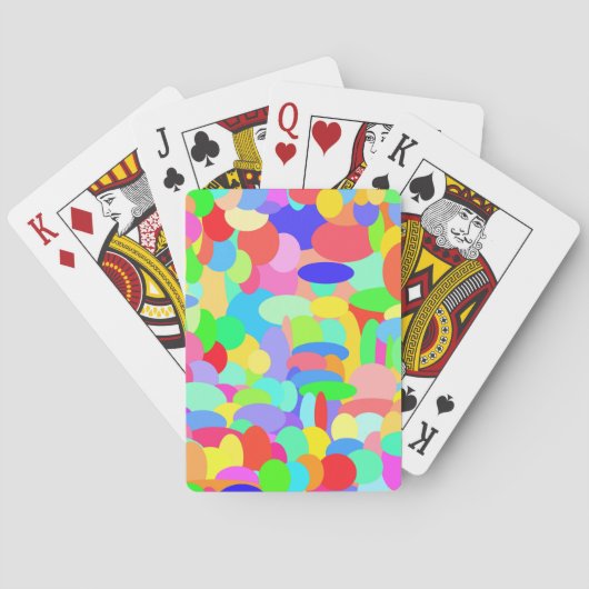 Jeu De Cartes Cercles de cartes de lecture couleur (dos)
