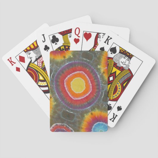 Jeu De Cartes Cercles Tie Dye Bicycle Lecture Cartes (dos)