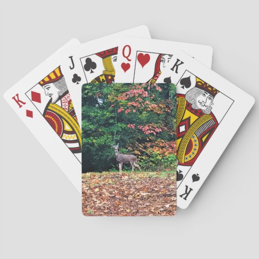 Jeu De Cartes Cerf dans la forêt, Oregon (dos)