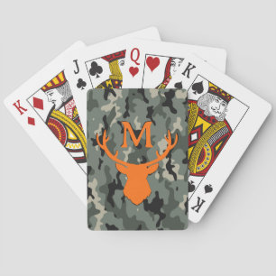 Jeu De Cartes Cerf de camouflage personnalisé