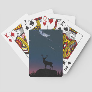 Jeu De Cartes cerfs au clair de lune